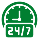 24 Hours Support